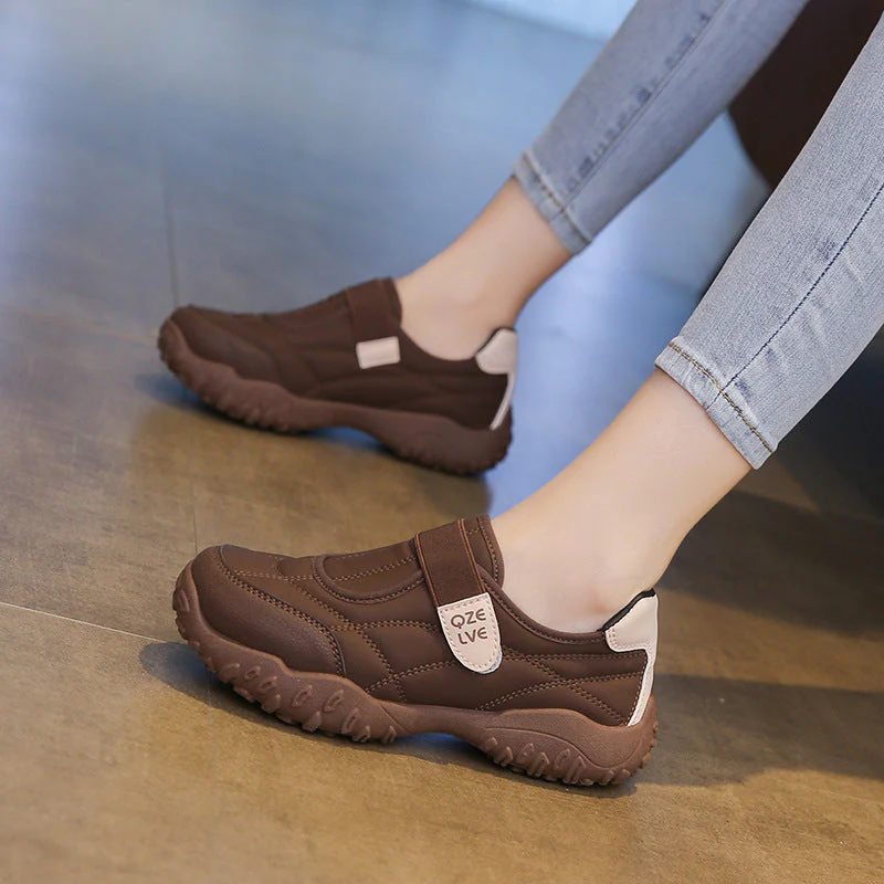 Damen Komfortable Freizeitschuhe mit strapazierfähiger Gummisohle und verstellbarem Riemen - Image 3