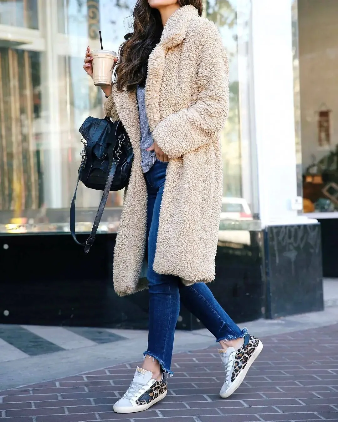 Damen Lang Fleece Jacke | Winter - Image 6