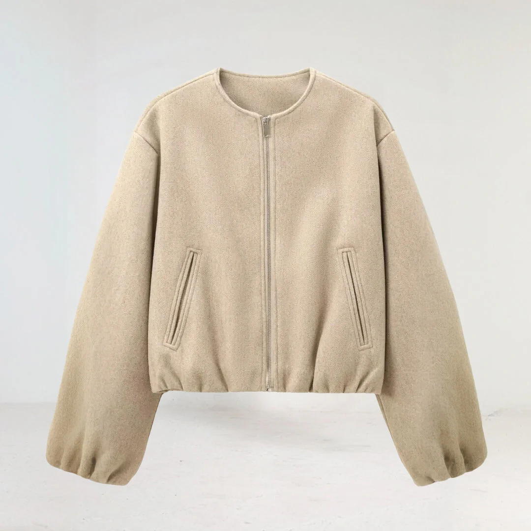 Damen Langarm Übergangsjacke | Gekürzte Passform