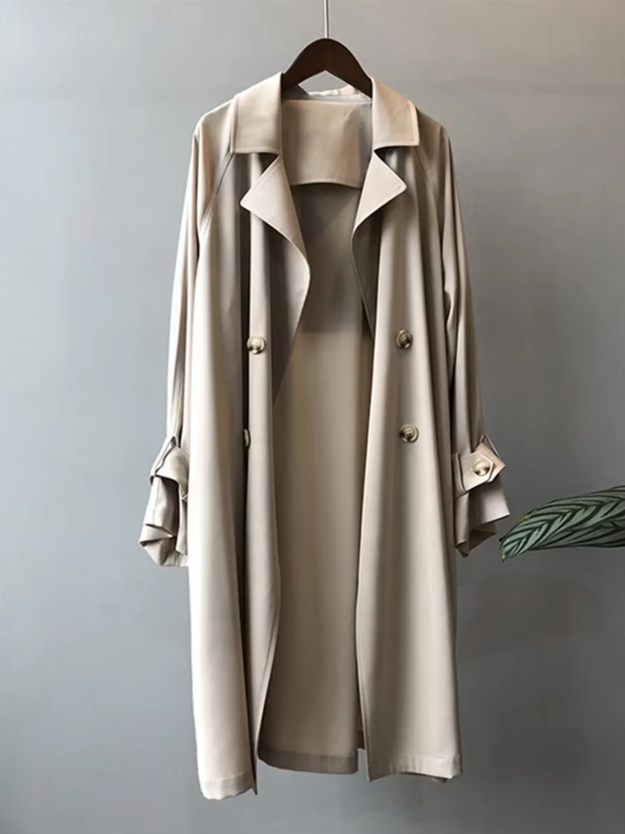 Damen Langer Wasserdichter Trenchcoat | Lässig - Image 2