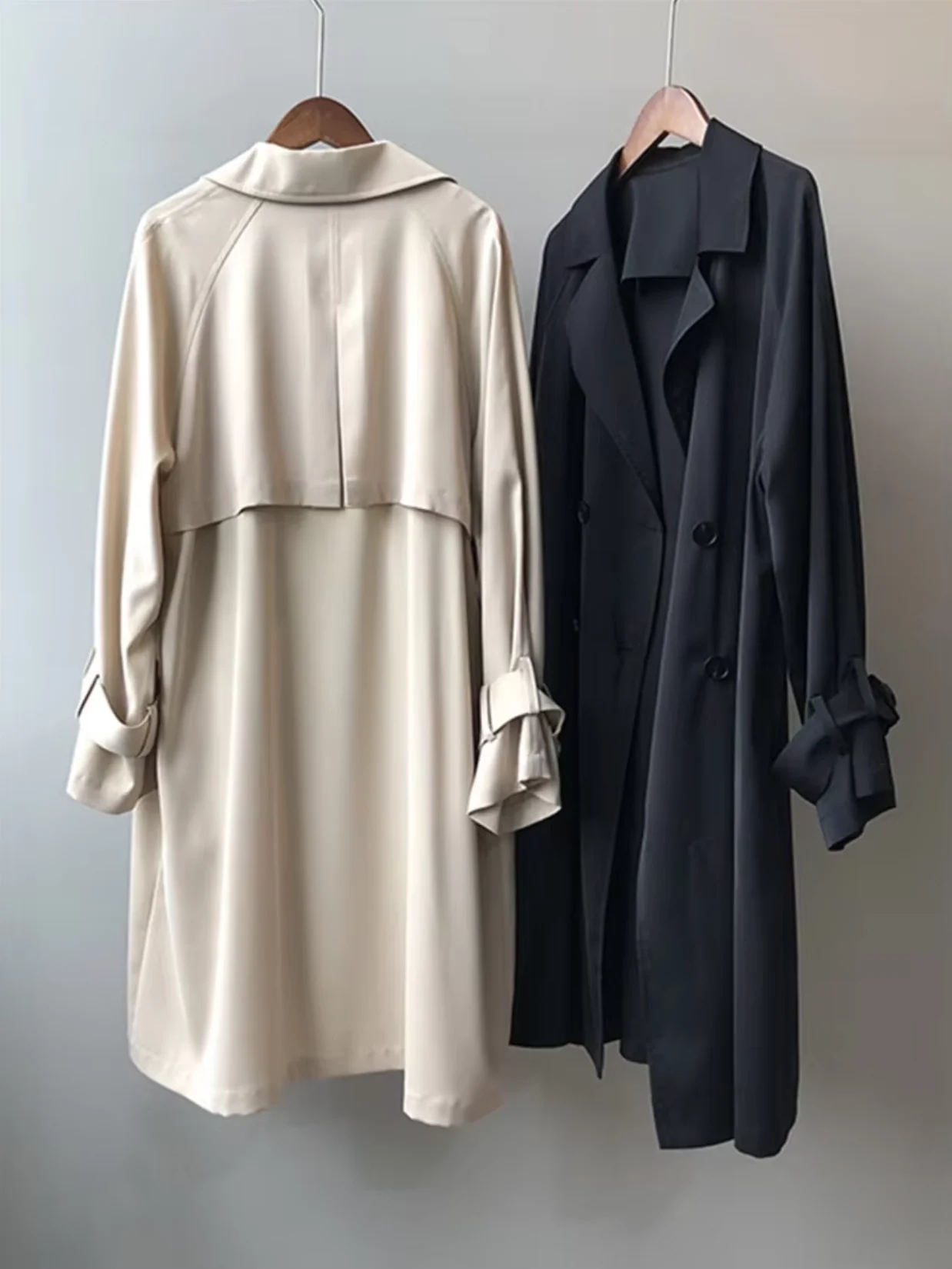 Damen Langer Wasserdichter Trenchcoat | Lässig - Image 4