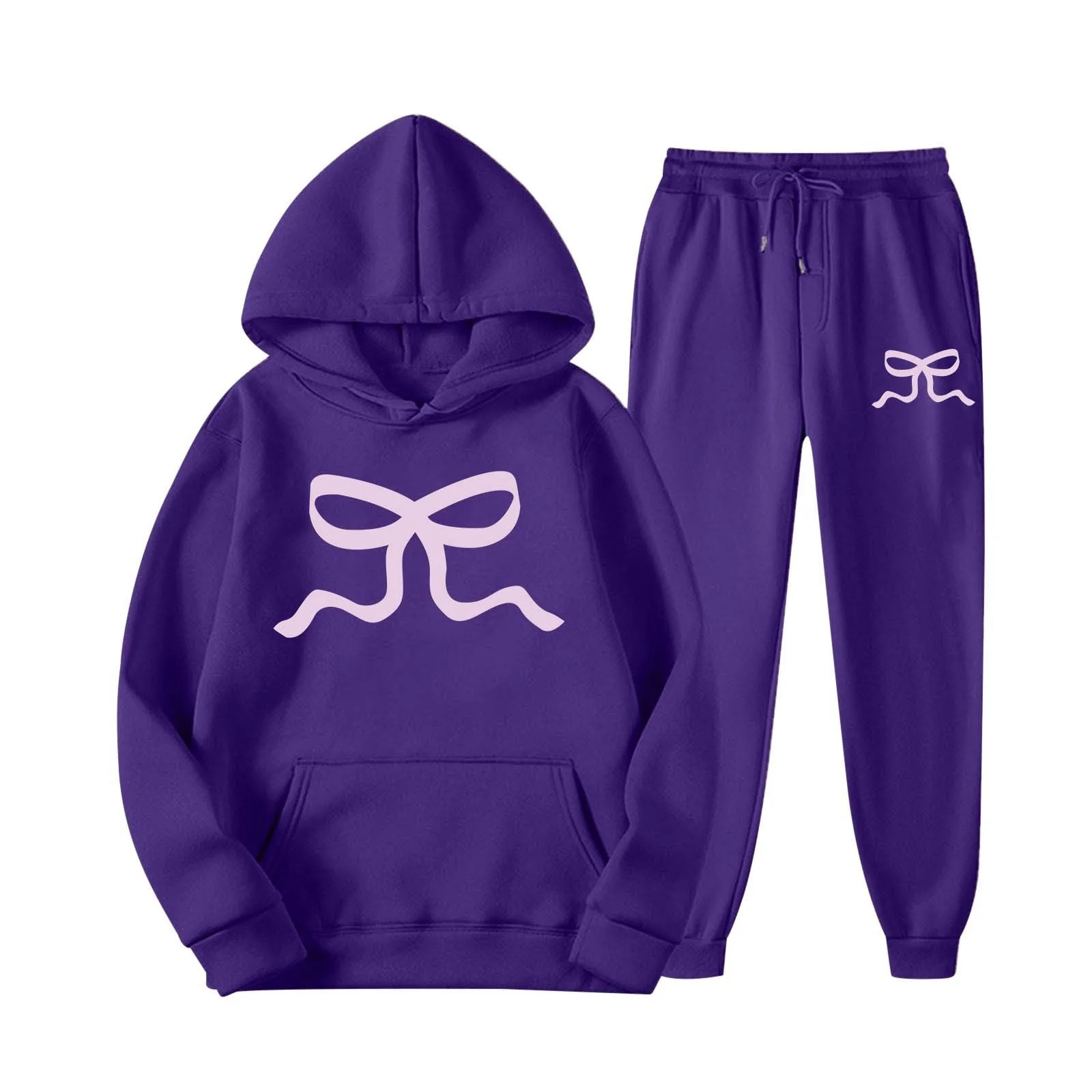 Damen lässiger Hoodie und Jogginghose Set - Image 2