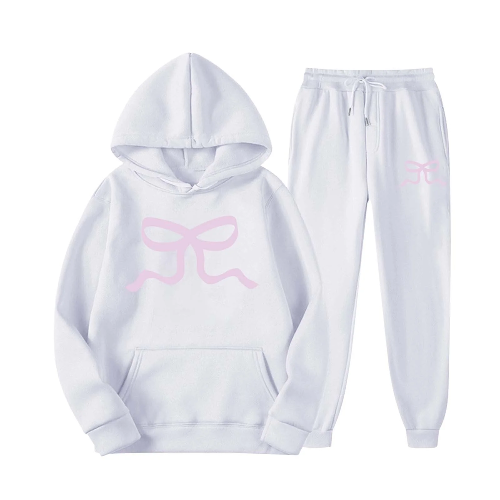 Damen lässiger Hoodie und Jogginghose Set - Image 3