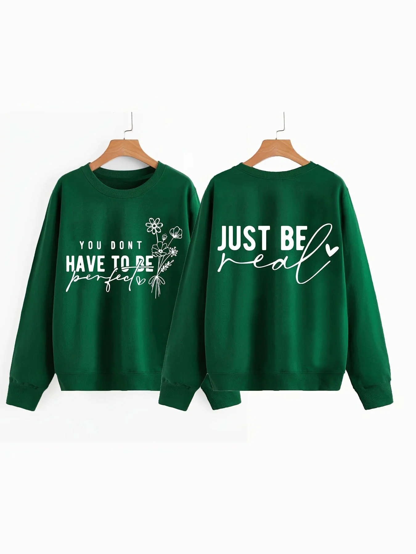 Damen lässiger Pullover mit inspirierenden Botschaften - Image 7