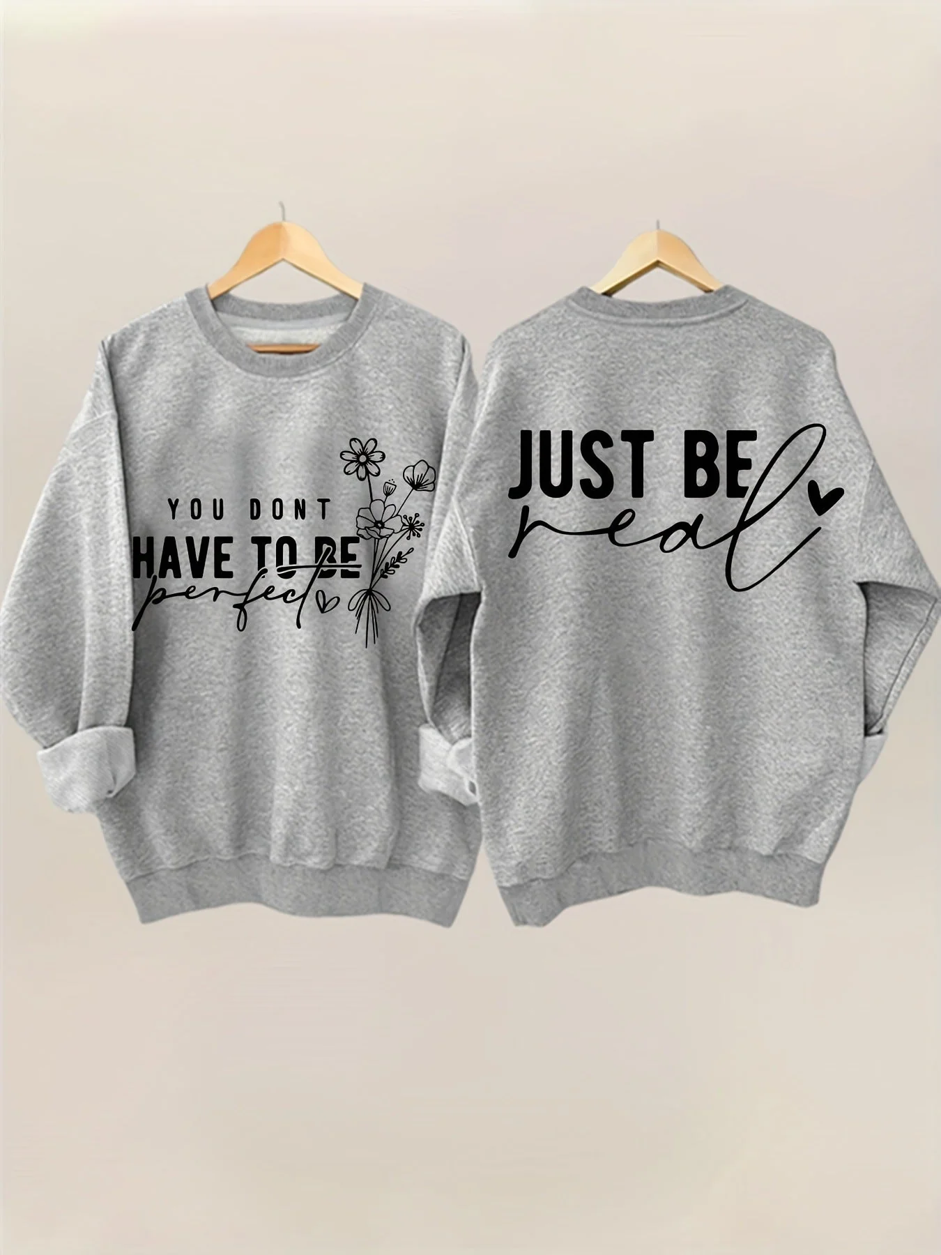 Damen lässiger Pullover mit inspirierenden Botschaften - Image 9