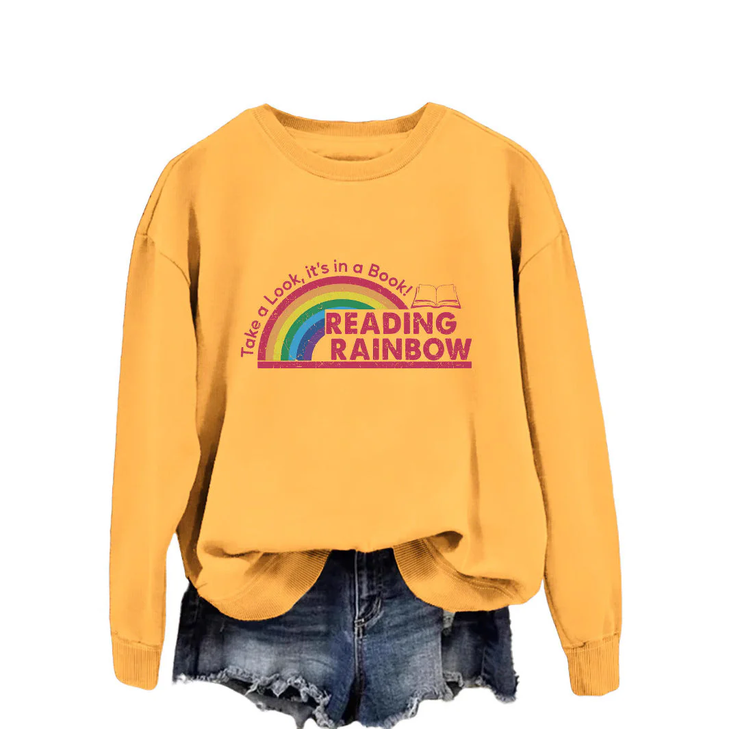 Damen lässiger Sweatshirt mit einzigartigem Druck - Image 2