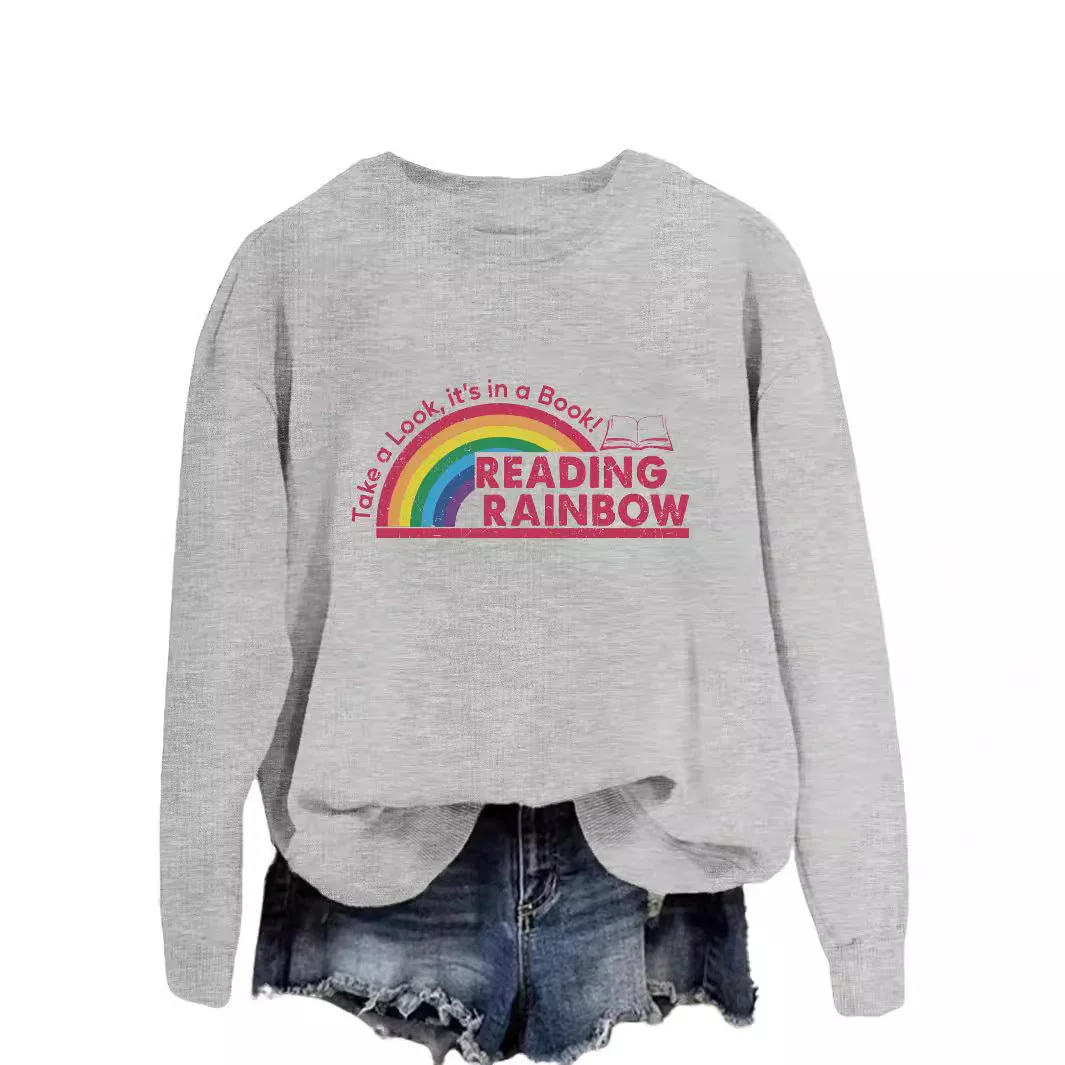 Damen lässiger Sweatshirt mit einzigartigem Druck - Image 4