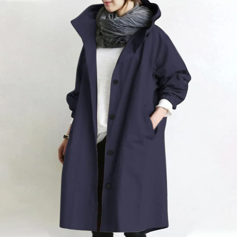 Damen lässiger wasserabweisender Trenchcoat | Wasserdichte - Image 4
