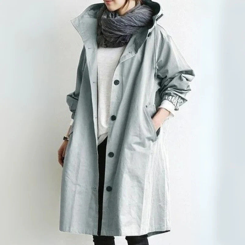 Damen lässiger wasserabweisender Trenchcoat | Wasserdichte - Image 5