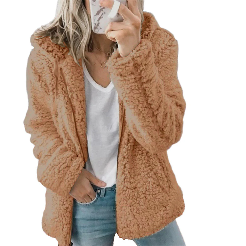 Damen Lässiges Kapuze Jacke | Warme - Image 4