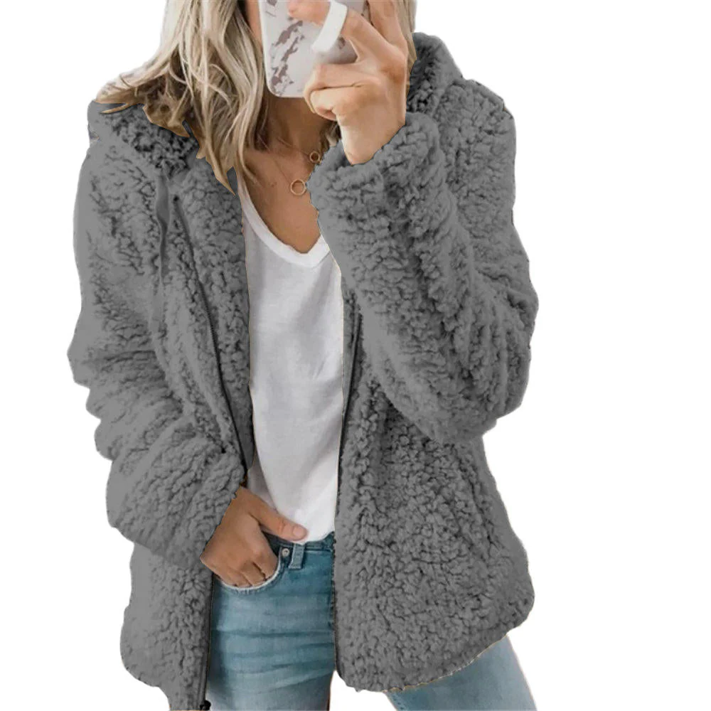 Damen Lässiges Kapuze Jacke | Warme - Image 6