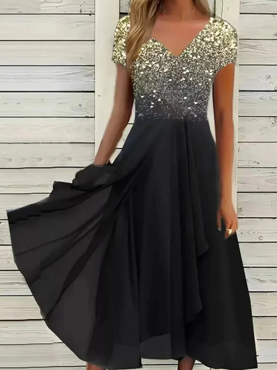 Damen lässiges Vintage-Blumenkleid | Midi - Image 2