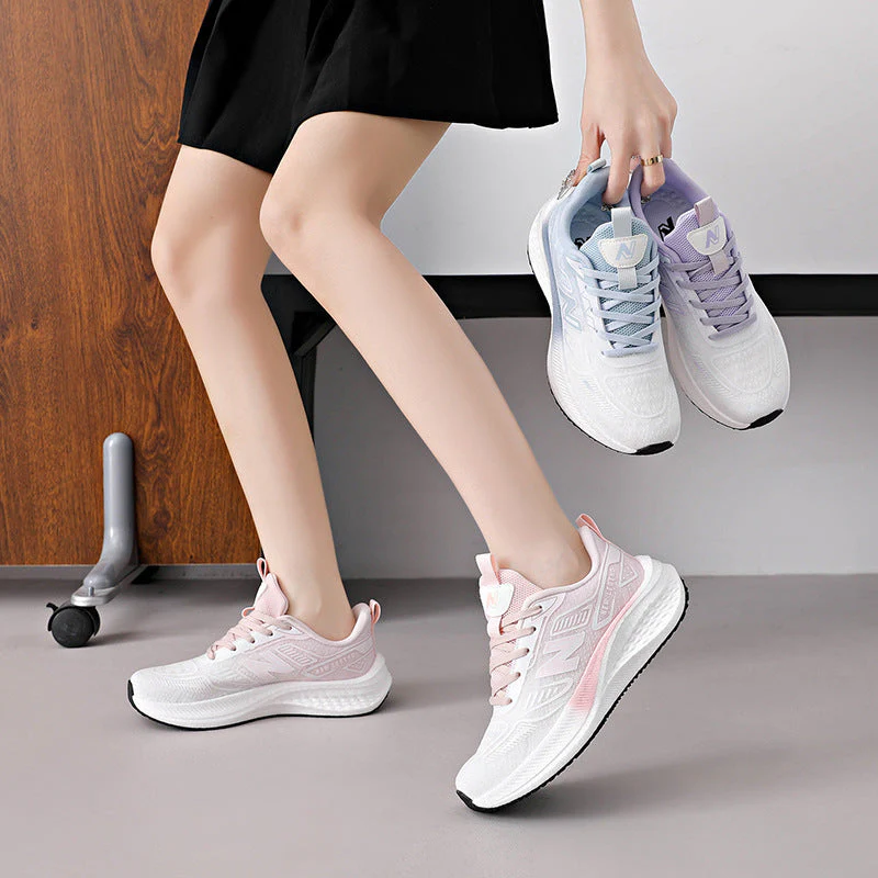 Damen Lauf- und Freizeitschuhe mit atmungsaktiver Mesh-Oberfläche - Image 3