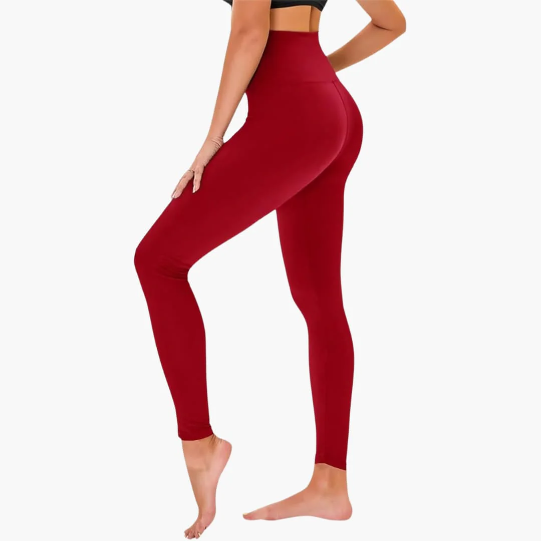 Damen Leggings mit Leopardenmuster und hohem Bund aus Stretchmaterial - Image 4