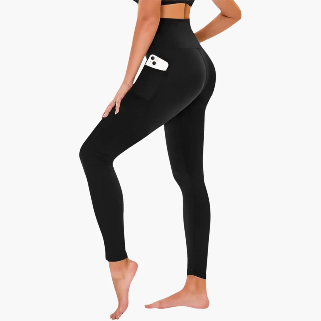 Damen Leggings mit Leopardenmuster und hohem Bund aus Stretchmaterial - Image 7