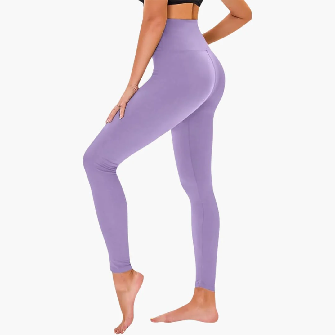 Damen Leggings mit Leopardenmuster und hohem Bund aus Stretchmaterial - Image 9