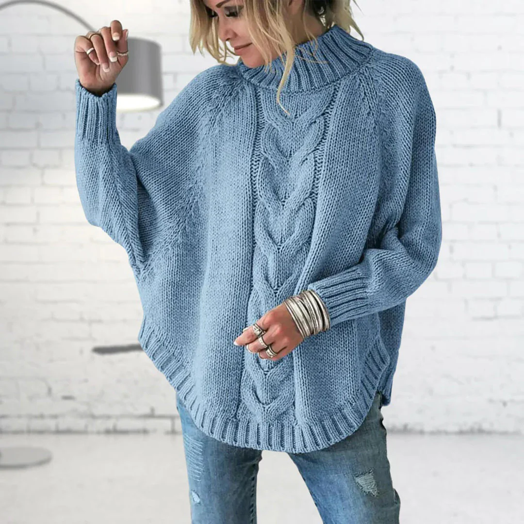 Damen Locker Passform Strickpullover | Rollkragen - Image 4