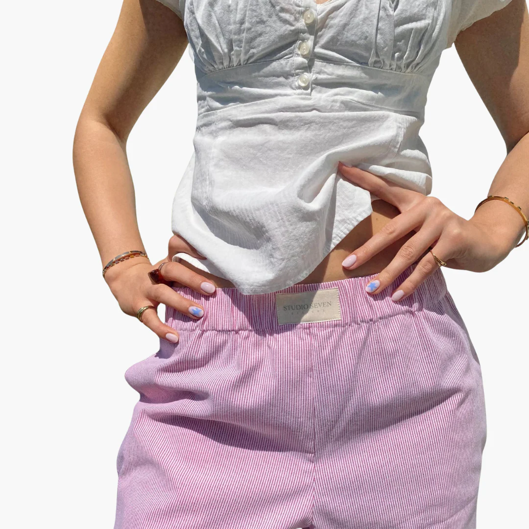 Damen Loungehose mit elastischem Bund und weitem Bein - Image 13