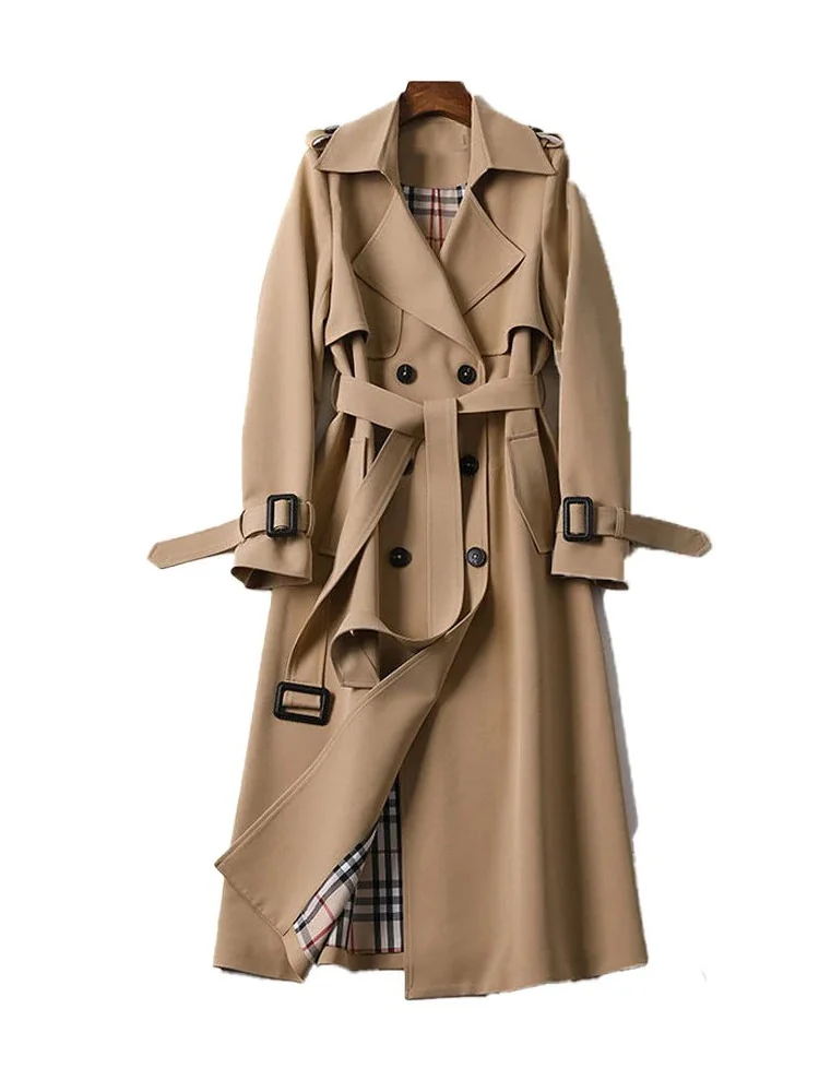 Damen luxuriöser klassischer Trenchcoat | Herbst - Image 7