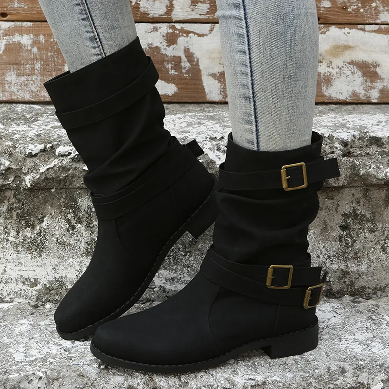 Damen Mittlere Wade Stiefel | Dirndl Schuhe - Image 3