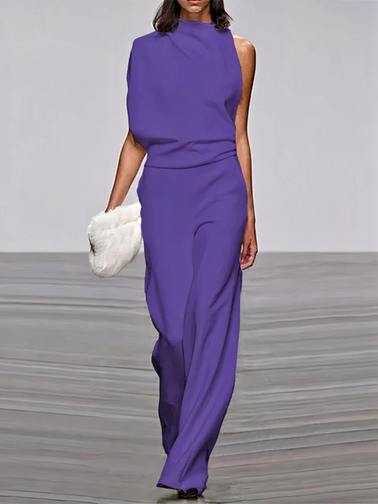 Damen moderner Jumpsuit mit weitem Bein | Hochzeitsgäste - Image 3