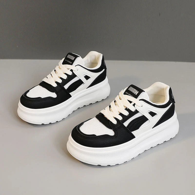 Damen modische Chunky Sneakers mit atmungsaktiver Mesh-Oberfläche und robustem Profil - Image 5