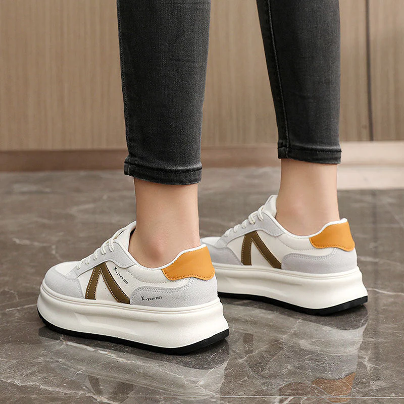 Damen modische Chunky Sneakers mit dämpfender Fußbetttechnologie - Image 3