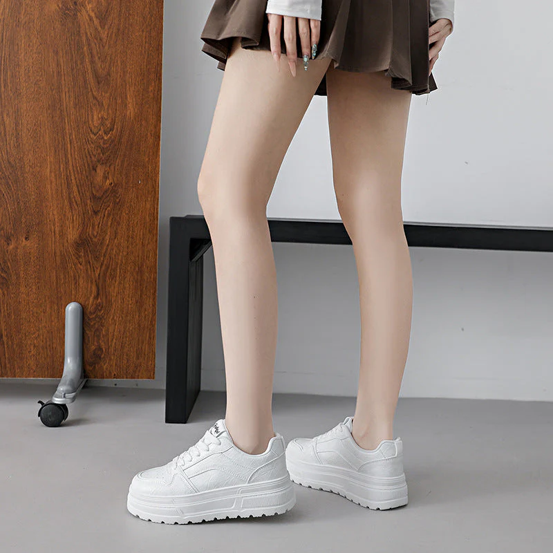 Damen Modische Chunky Sneakers mit elegantem Obermaterial und dämpfender Sohle - Image 2