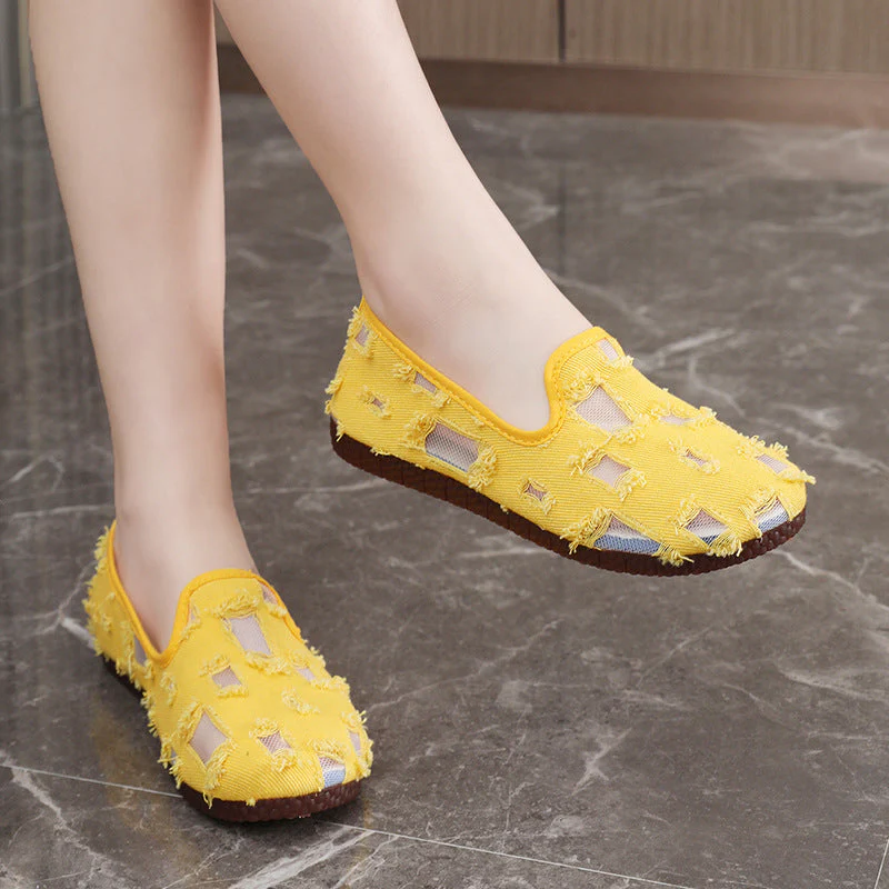 Damen modische Freizeitschuhe mit durchlässigem Obermaterial und rutschfester Sohle - Image 2