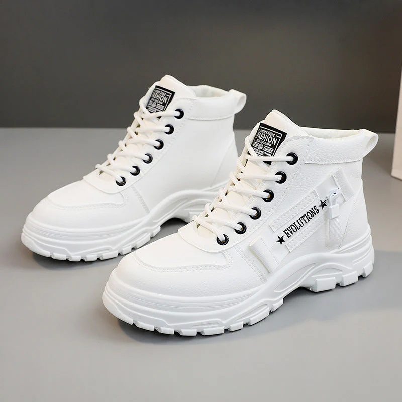 Damen modische High-Top Sneakers mit strapazierfähigem Obermaterial und optimaler Dämpfung - Image 6