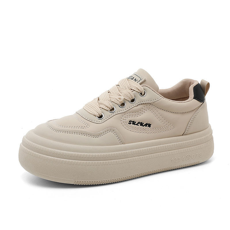 Damen modische Plateau-Sneaker mit atmungsaktiver Oberflächenstruktur und dämpfender Sohle - Image 4