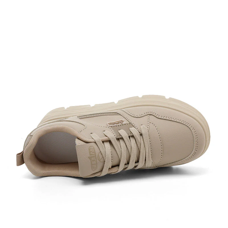 Damen modische Plateau-Sneaker mit dämpfender Sohle und atmungsaktivem Obermaterial - Image 2