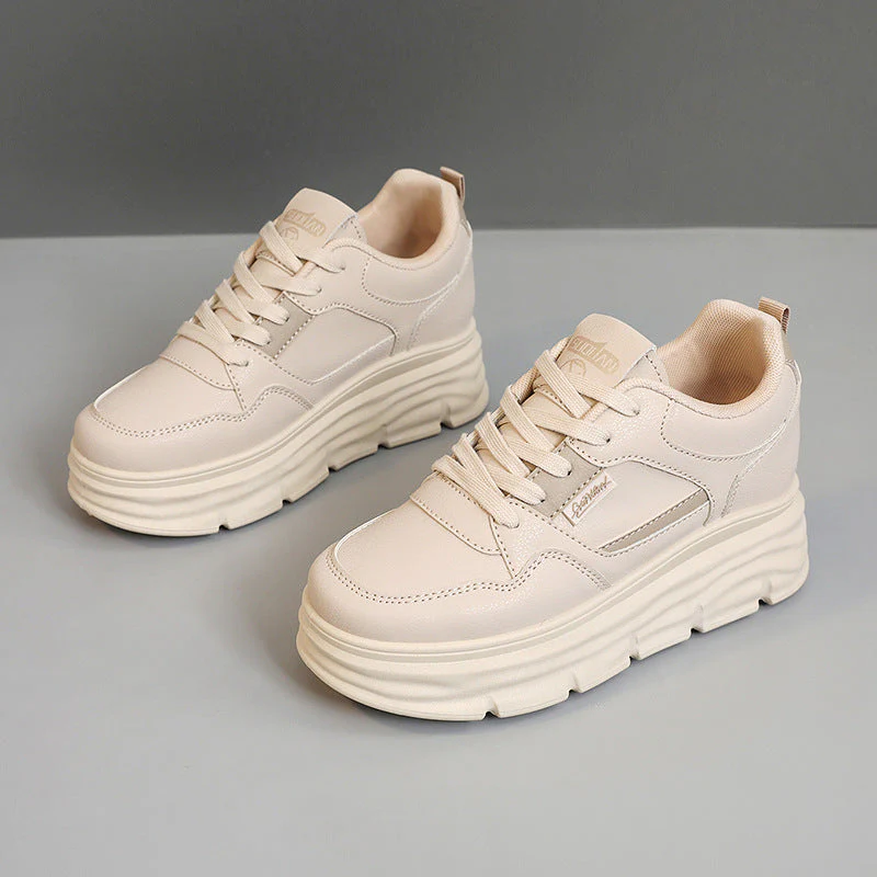 Damen modische Plateau-Sneaker mit dämpfender Sohle und atmungsaktivem Obermaterial - Image 5