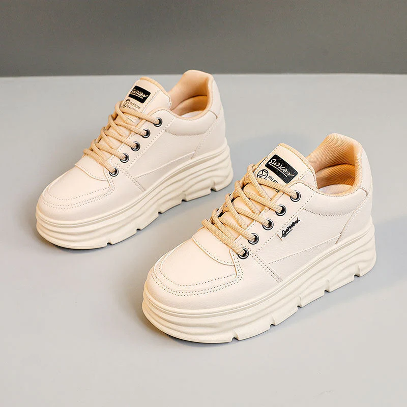 Damen modische Plateau-Sneaker mit rutschfester Sohle und bequemer Polsterung - Image 6