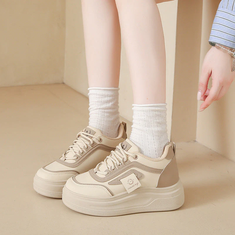 Damen modische Plateau-Sneaker mit sportlicher Dämpfungstechnologie - Image 3