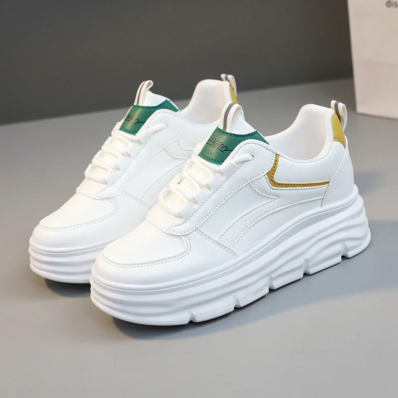 Damen modische Plateau Sneakers mit dämpfender Laufsohle und atmungsaktivem Obermaterial - Image 7