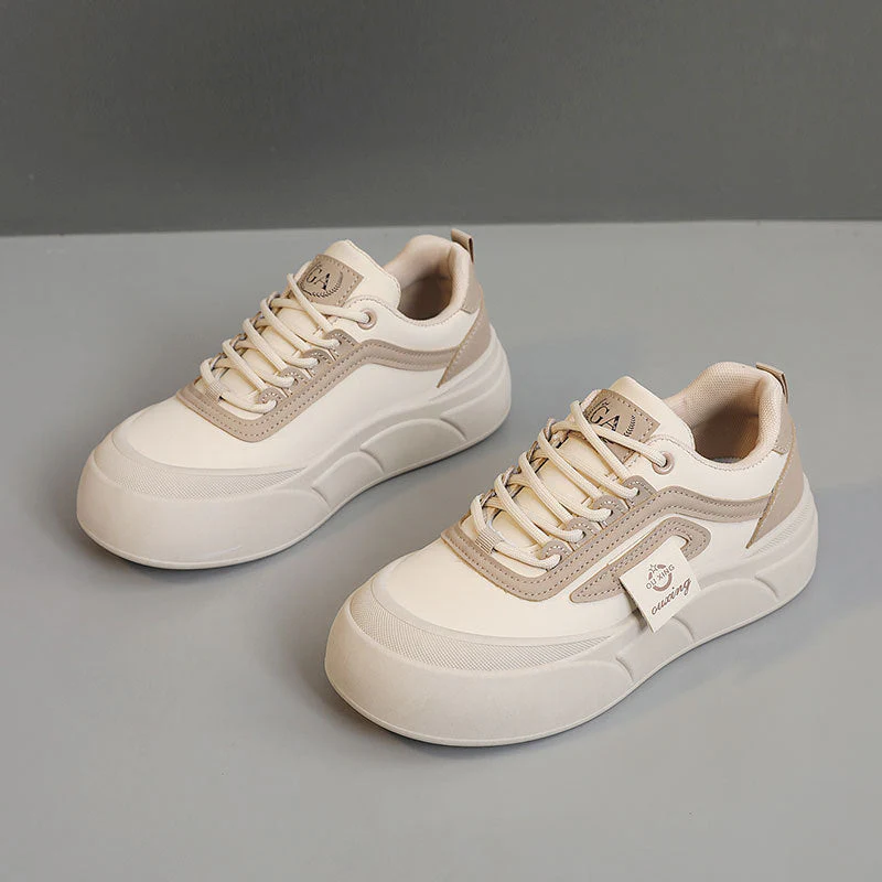 Damen modische Plateau Sneakers mit Sportprofil und atmungsaktivem Obermaterial - Image 7