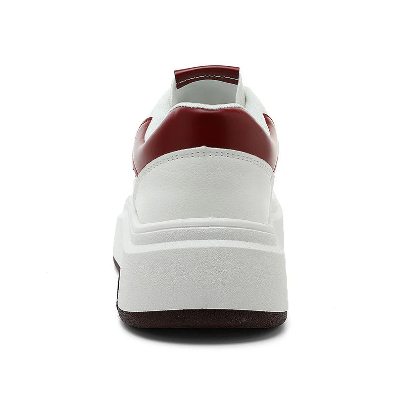 Damen Modische Plateausneaker mit sportlichem Design und atmungsaktiven Materialien - Image 3