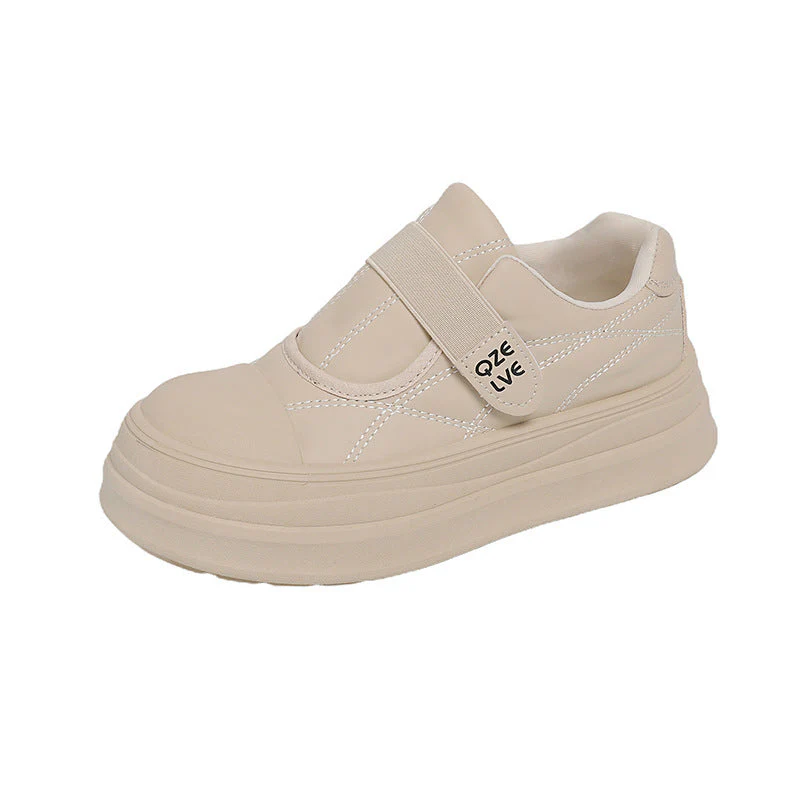 Damen modische Slip-On Sneakers mit praktischen Klettverschluss und dämpfender Laufsohle - Image 5