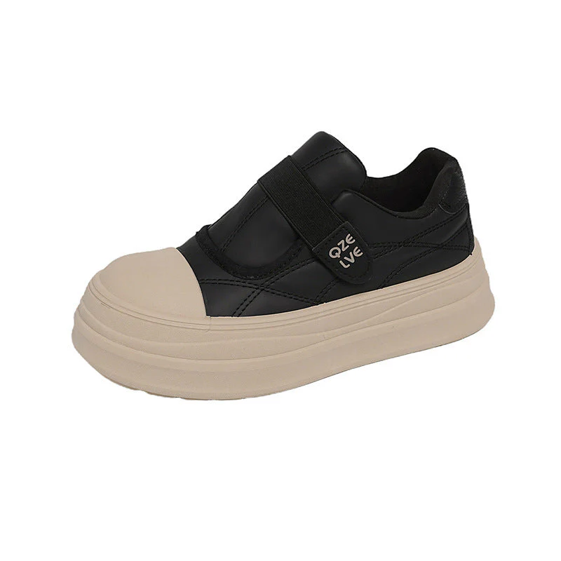 Damen modische Slip-On Sneakers mit praktischen Klettverschluss und dämpfender Laufsohle - Image 6