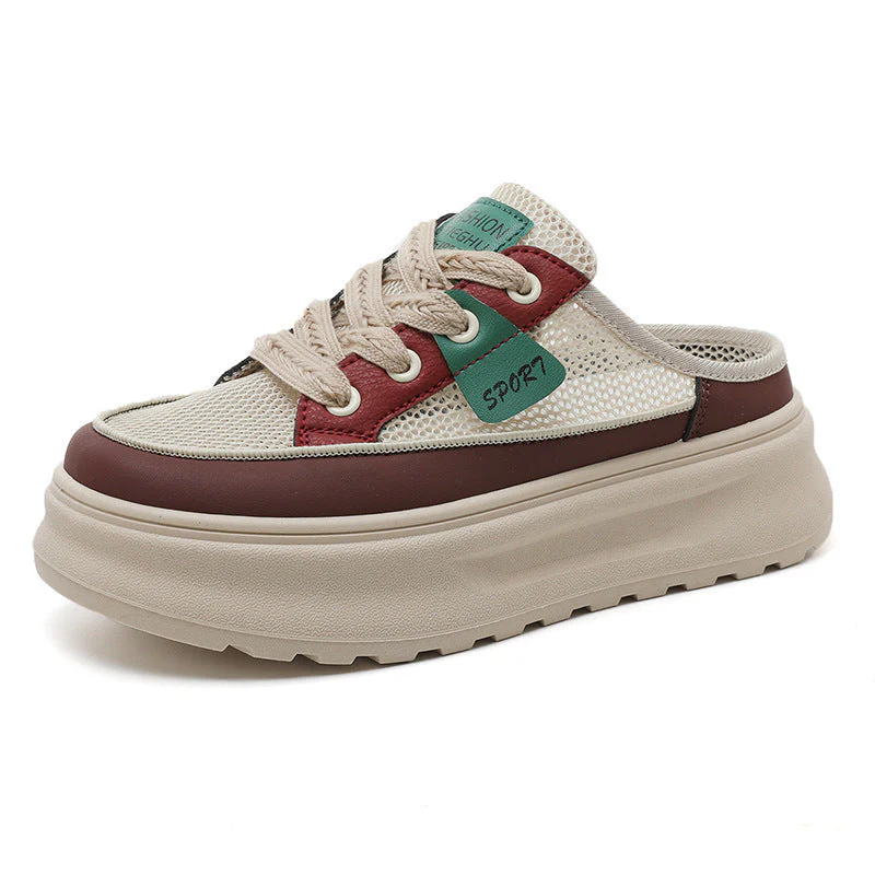 Damen modische Slip-ons mit atmungsaktiver Mesh-Oberfläche und dämpfendem Fußbett - Image 4