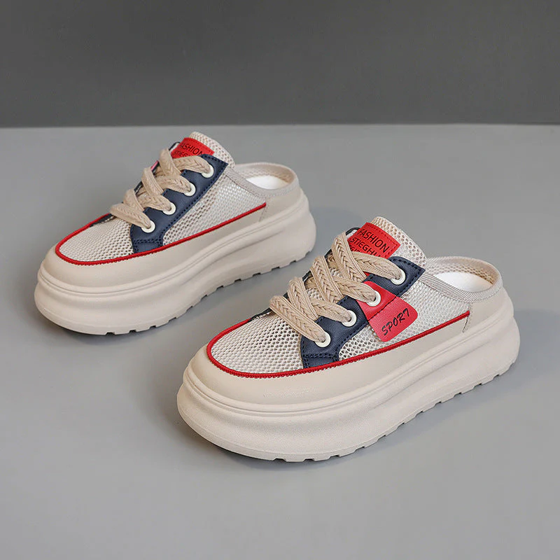 Damen modische Slip-ons mit atmungsaktiver Mesh-Oberfläche und dämpfendem Fußbett - Image 6