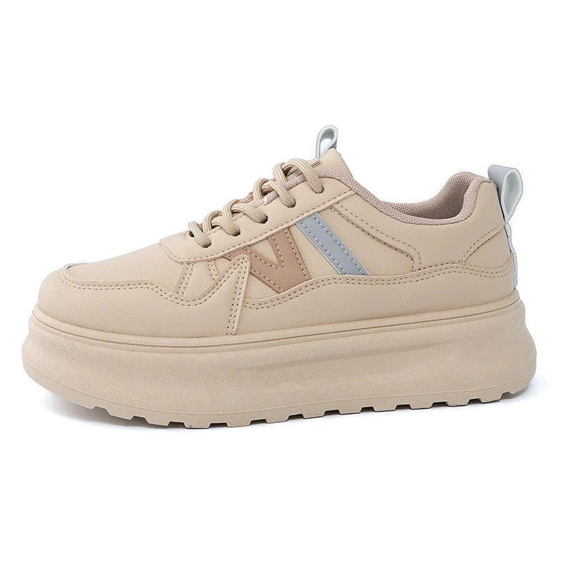 Damen modische Sneaker mit plateauartiger Laufsohle und atmungsaktivem Obermaterial - Image 5