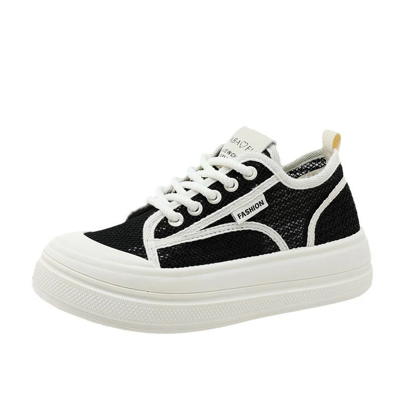 Damen modische Sneakers mit atmungsaktivem Obermaterial und dämpfender Laufsohle - Image 4