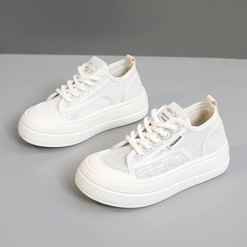Damen modische Sneakers mit atmungsaktivem Obermaterial und dämpfender Laufsohle - Image 5