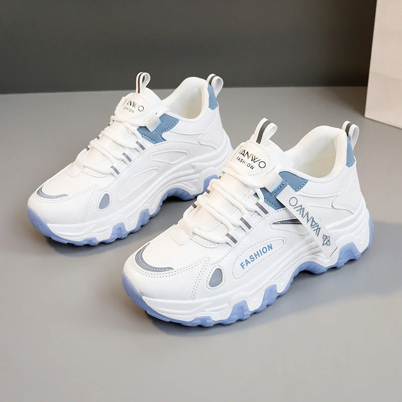 Damen modische Sneakers mit atmungsaktiver Struktur und dämpfender Laufsohle - Image 5
