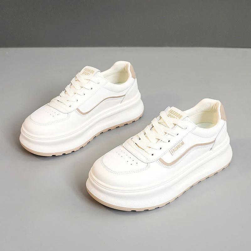 Damen modische Sneakers mit dämpfender Laufsohle und sportlichem Design