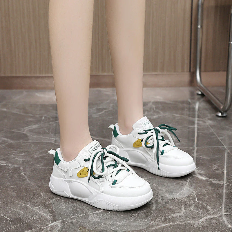 Damen modische Sport Sneakers mit praktischen Schnürsenkeln und dämpfender Laufsohle - Image 2