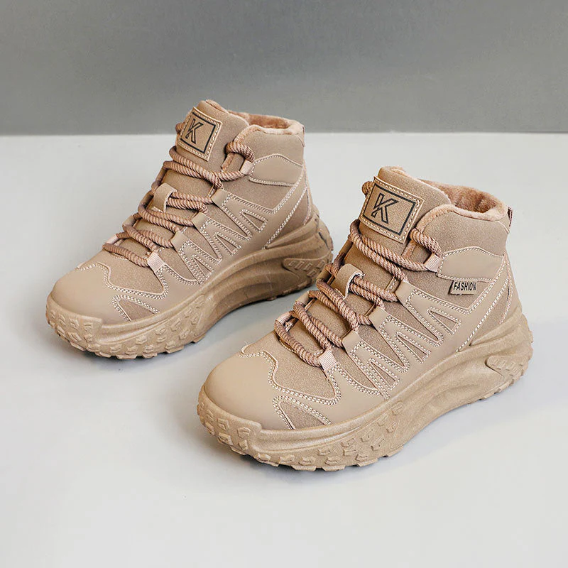 Damen modische Winter-Sneaker mit isolierendem Fleece-Futter und rutschfester Laufsohle - Image 2