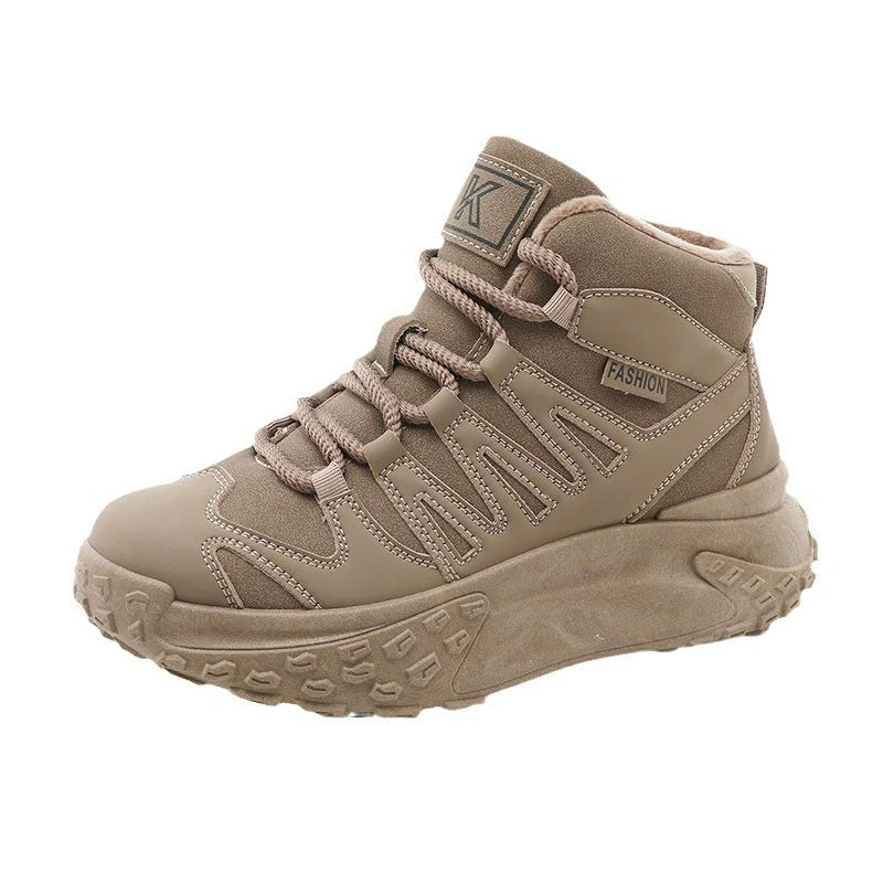 Damen modische Winter-Sneaker mit isolierendem Fleece-Futter und rutschfester Laufsohle - Image 4